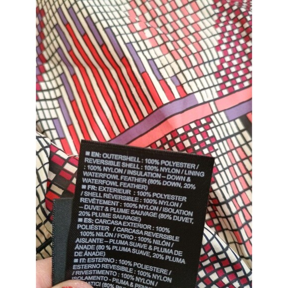 Burton Women's WB Hella Light Waterfowl Down Red Puffer Jacket Coat Sz Small - Picture 11 of 13